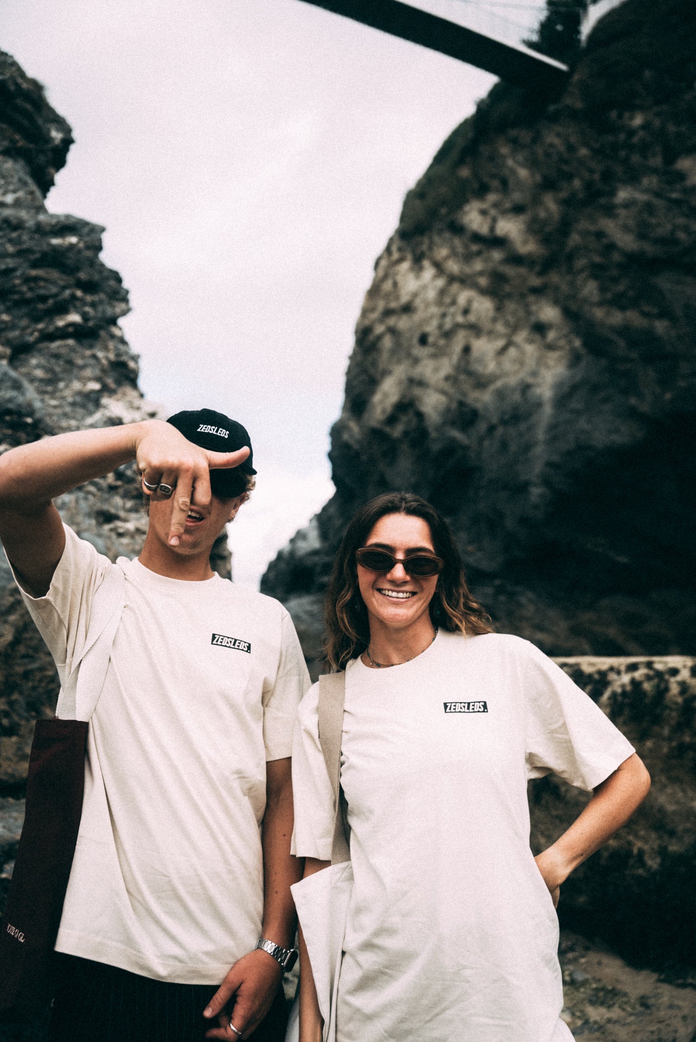 ZEDSLEDS Zebra Oversized Tee Black and White