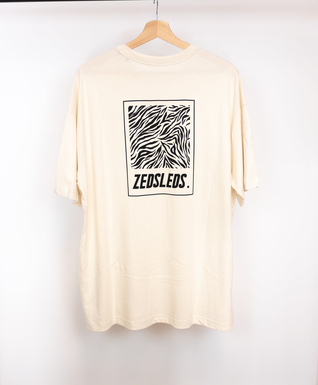 ZEDSLEDS Zebra Oversized Tee Black and White