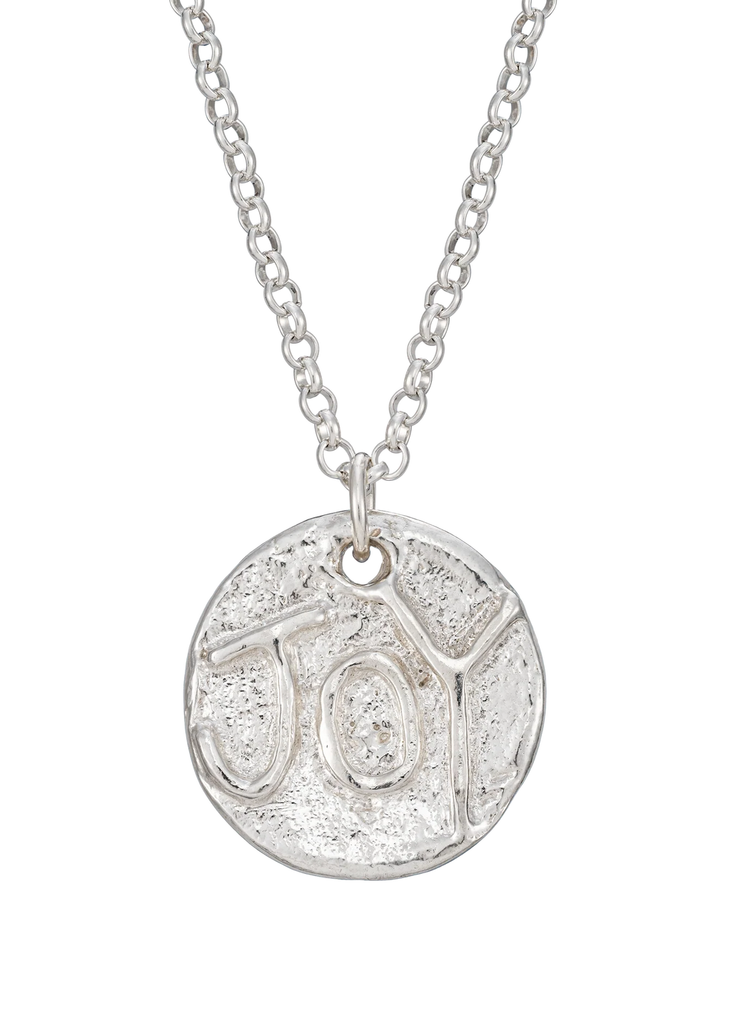 'Joy' Pendant Necklace | Sliver