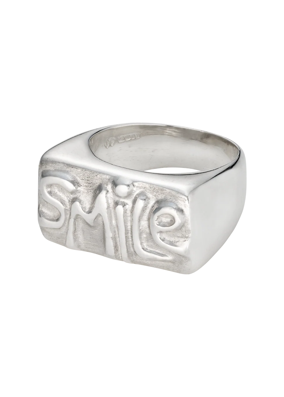 'Smile' Ring | Sliver