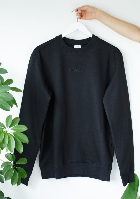 FIGURE Noir Embroidered Jumper